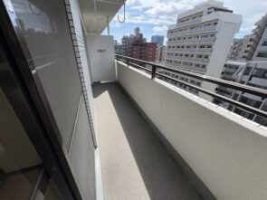 南向きバルコニー